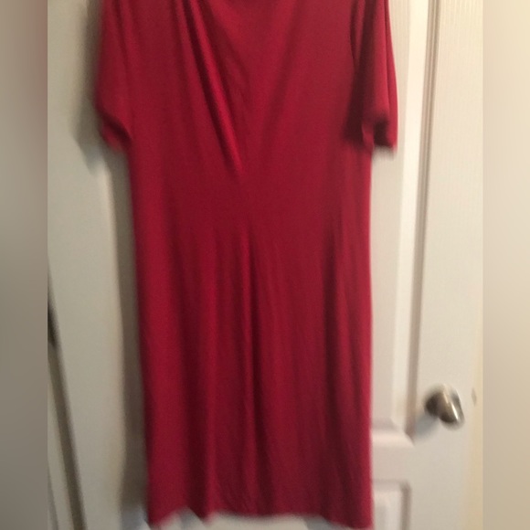 NWT dress Ingrid and Isabel XXL hot pink ruched dress. Very pretty. - Picture 2 of 4